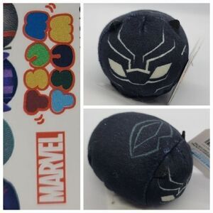 Black Panther NWT Marvel Avengers Collectible Tsum Tsum Mini 3" Stackable Plush